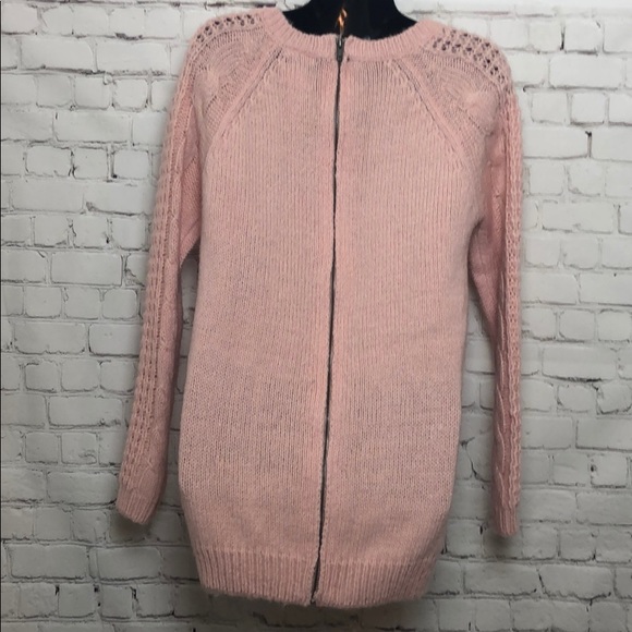 Like New: Bubblegum Pink Cable Knit Tunic Sweater - Picture 12 of 13